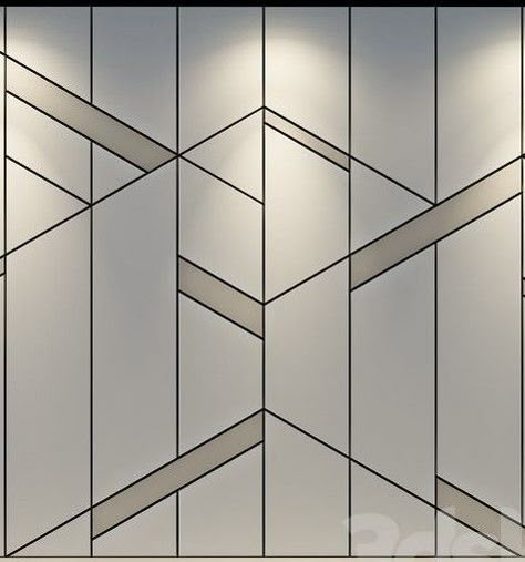 Wall Line Design, Grooves Design Wall, Mdf Groove Pattern, Groove Pattern On Wall Interior, Wardrobe Groove Design, Groove Pattern On Wall, Wall Pannel Ideas Interior, Wardrobe Design Ideas Modern, Modern Wardrobe Handle Design