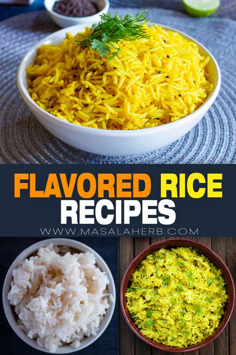 Best Rice Dishes, Rice With Cheese Sauce, Rice Variations, Ways To Flavor Rice, Mix Rice Recipes, Rice Serving Ideas, Rice Mix Recipes, White Rice Recipes Flavored, Seasoned Rice Recipes Side Dishes