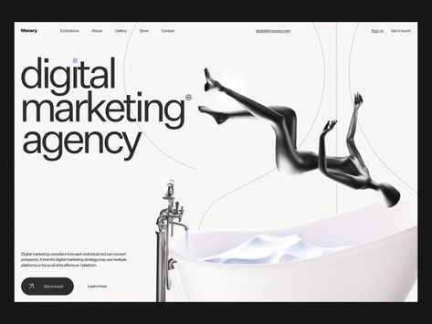 Marketing Agency Landing Page, Agency Landing Page, Marketing Agency Website, Agency Website Design, Webdesign Inspiration, Agency Website, Design Jobs, Website Layout, Marketing Website