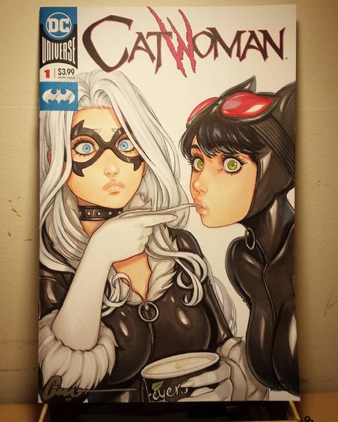 Omar Dogan, Images Pop Art, Catwoman Comic, Random Pfp, Black Cat Marvel, Cat Woman, Batman And Catwoman, Comic Cover, Selina Kyle