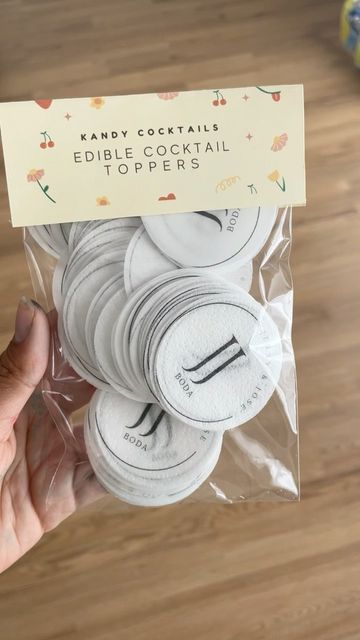 Bartending Service | Mixologist on Instagram: "What can I say, I am a sucker for details 😍 These customized toppers are seriously so cute! I just changed my toppers to all include a 50 count per package! You get way more for a better price 😋😋 . . . #beverages #coffeeshop #lemonade #cocktailparty #weddingphotography #weddingdecor #weddinginspiration #weddingplanner #eventplanner #eventdesign #eventdecor" Diy Edible Drink Toppers, Custom Wedding Details, Custom Drink Toppers, Drink Toppers Wedding, Wedding Customization, Details Darling, Edible Cocktail Toppers, Cocktail Toppers, Edible Cocktails