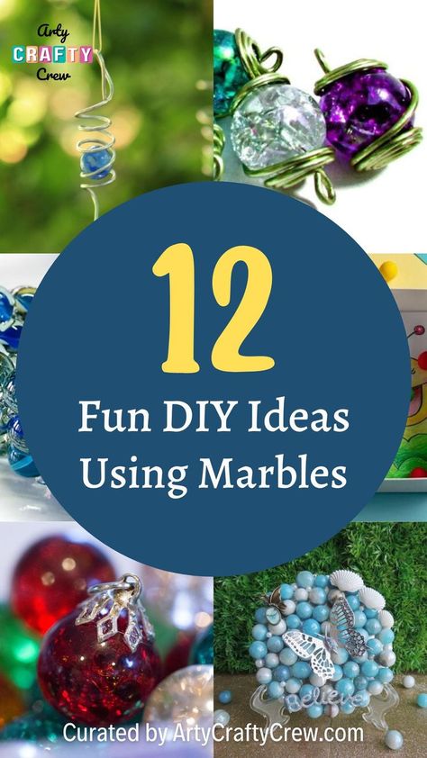 Discover unique marble crafts to make, including DIY projects for home accessories. Easy tutorials and inspiration for kids and adults. Crafts Using Marbles, Glass Stones Projects Flat Marbles, Flat Glass Marble Crafts Diy Ideas, Glass Marbles Diy Crafts, Diy Marble Crafts, Flat Marble Crafts, Marble Crafts, Fidgets Diy, Fun Diy Ideas