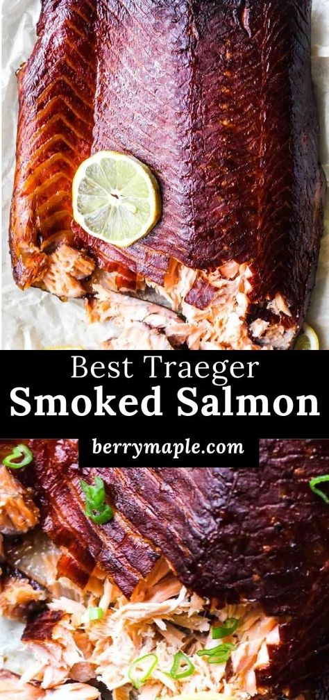 Smoked Salmon On Grill, Pellet Smoker Salmon Recipes, Recipes For The Smoker Grill, Traeger Fish Recipes, Treager Salmon Recipes, Salmon In Smoker Recipe, Salmon In Smoker, Salmon In A Smoker, Pellet Smoked Salmon