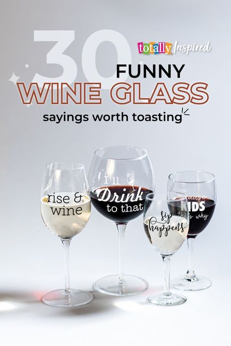 Hanging wine glasses