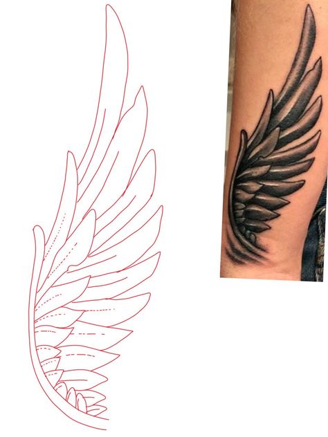 Wing On Hand Tattoo, Half Wing Tattoo, Tattoo Shading Ideas Backgrounds, Coverup Tattoo Designs, Angel Wings Tattoo Stencil, Wing Tattoo Ideas, Tattoo Coverup Ideas, Wings Stencil, Coverup Tattoo Ideas