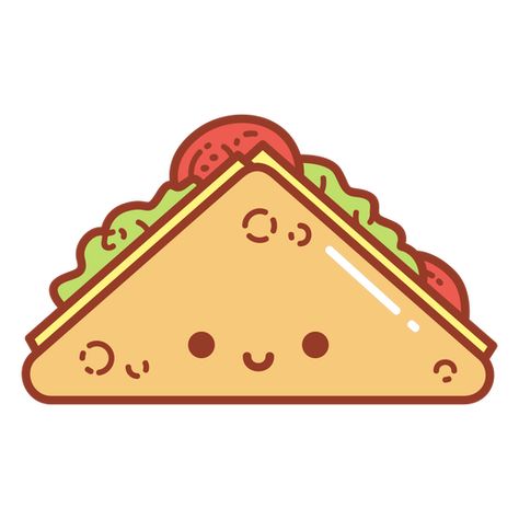 Kawaii Sandwich Drawing, Sandwich Design Ideas, Cute Sandwich Drawing, Sandwich Doodle, Food Doodle Art, Sandwich Cartoon, Cartoon Sandwich, Sandwich Aesthetic, Sandwich Drawing