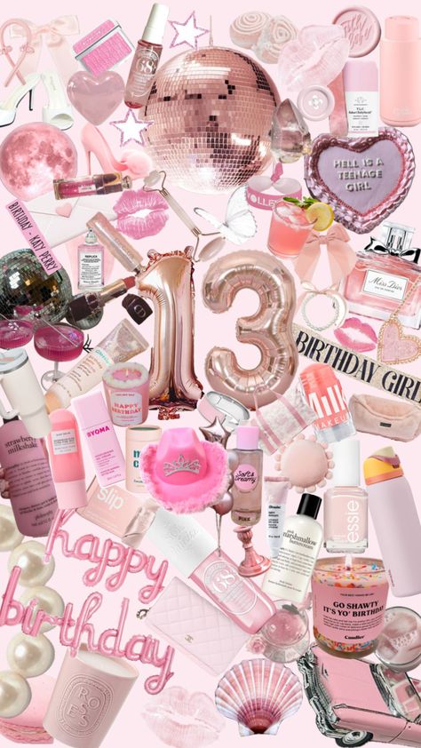 #13birthday #pinkaesthethic #pastelpink #birthdaygirl #13thbday #13 13 Birthday Picture Ideas, Sixteen Birthday Ideas, Birthday Core, Season Wallpapers, Sweet 13, Birthday Picture Ideas, 13th Birthday Party Ideas, Sixteen Birthday Party Ideas, 13th Birthday Ideas