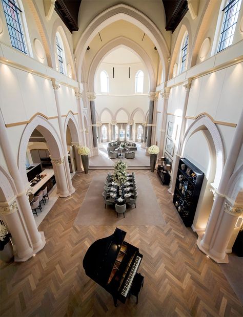 Nonnatus House, Apartment Fever, Chapel Conversion, Converted Church, Berkeley Homes, Church Conversions, Church Interior Design, Church Inspiration, Church House