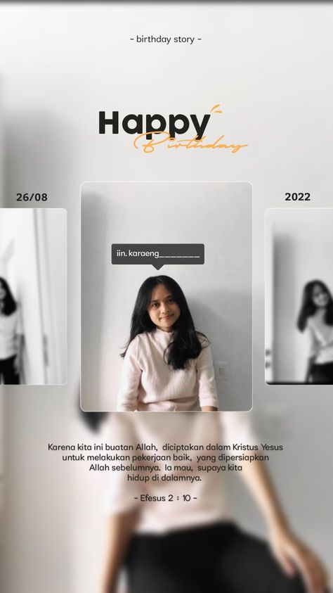 Sneak Peak Instagram Post, Birthday Story Design, Happy Birthday Typography Design, Happy Birthday Design Poster, Insta Birthday Stories Ideas, Birthday Story Instagram Ideas, Birthday Instagram Story Ideas, Happy Birthday Instagram Story, Instagram Post Idea