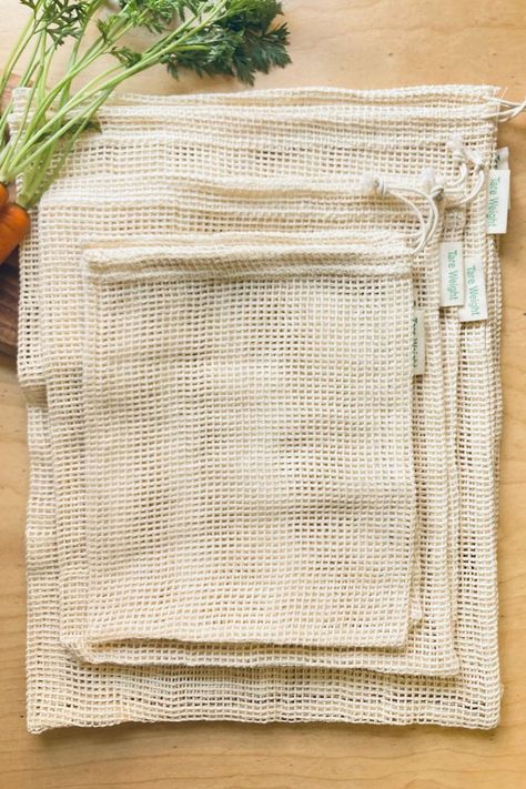 Zero Waste Food, Eco Freindly, Vegetable Bag, Crochet Beach Bags, Reusable Produce Bags, Mesh Bags, Diy Tote, Sustainable Bag, Farmers Market Bag