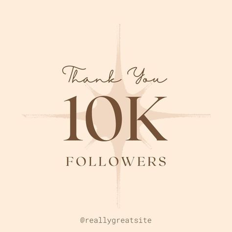 Beige Elegant Thank You 10K Follower Instagram Post | Follow @rahayustd for more Templates Couples Vision Board, 10k Instagram Followers, Prayer Vision Board, Vision Board Themes, Food Shots, Business Vision Board, More Followers On Instagram, Vision Board Pics, Career Vision Board