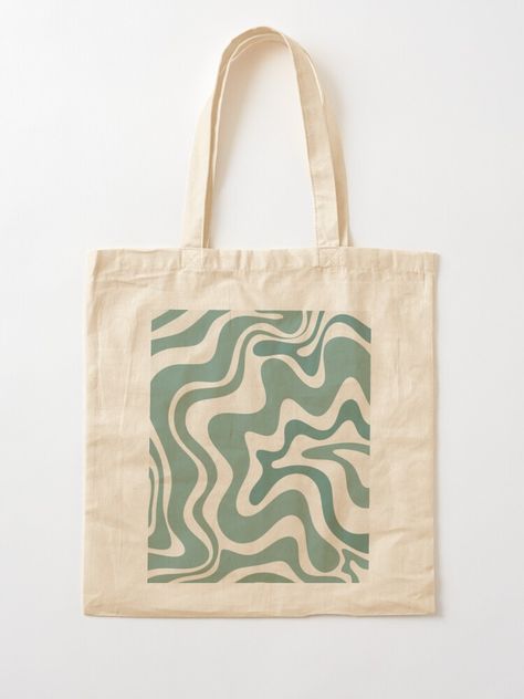 White Tote Bag Painting Ideas, Tote Bag Art Painting, Tote Bag Design Diy Paint, Tod Bag, Diy Tote Bag Design, Sage Green And Cream, Handpainted Tote, Tote Bag Inspo, Tote Bag Painting