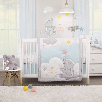 Baby Dumbo Nursery : Target Dumbo Nursery, Disney Baby Rooms, Disney Baby Nurseries, Mini Crib Bedding, Baby Dumbo, Blue Bedding Sets, Mini Crib Sheets, Baby Crib Bedding, Star Nursery