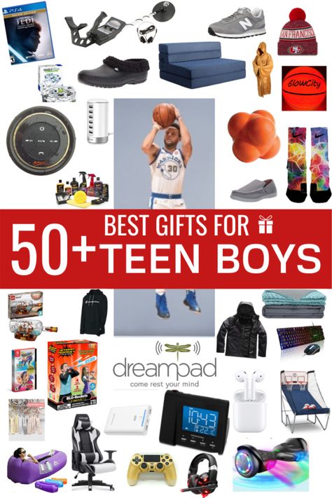 The 50 Best Gifts for Teen Boys This Holiday Season | From tech toys to stylish clothing, this list has 50 items the tween or teen boy in your life is sure to love this holiday season. Gifts for gamers, gifts for athletes, and more! 2022 Christmas Gifts For Boys, Gifts For 5th Grade Boys, Gifts For 6th Grade Boy, Best Gifts For Teen Boys 2022, Pre Teen Boys Christmas Gifts, Diy Teen Boy Gifts, Christmas List Teen Boy, Funny Gifts For Teenage Boys, Gifts For Preteen Boy