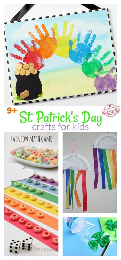 St Patricks Day Art For Toddlers Easy, St Pats Day Crafts, At Patrick’s Day Craft, Sant Patrick, Shamrock Craft, Saint Patricks Day Art, 2023 School, Fete Saint Patrick, March Crafts