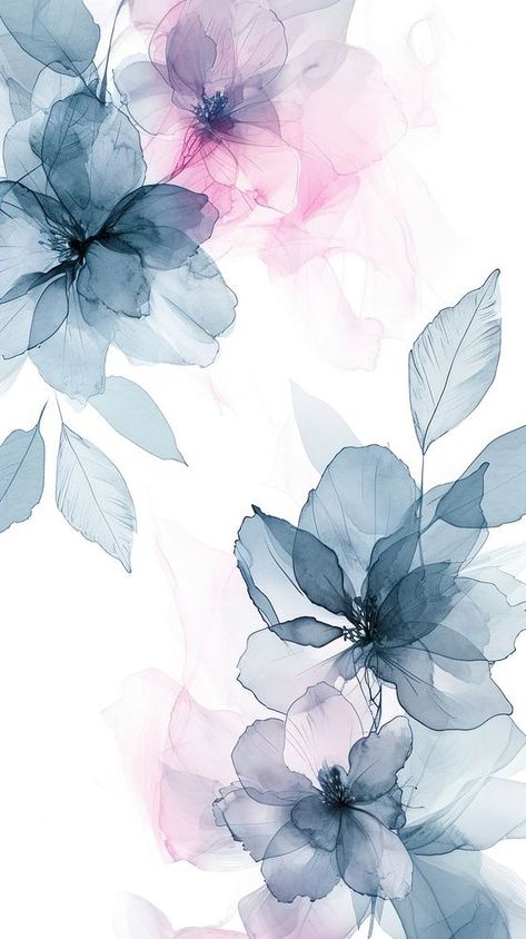 Tropical flowers backgrounds pattern petal. | premium image by rawpixel.com Watercolor Flowers Pattern Backgrounds, Floral Background Wallpapers, Flower Wallpaper For Phone, Background Flower Design, Flower Pattern Background, Transparent Wallpaper, Leaves Wallpaper Iphone, Marble Effect Wallpaper, Floral Design Pattern