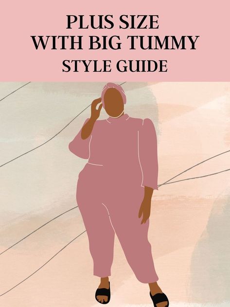 Having a bigger tummy is common, especially for plus-size women. The key to flattering your shape is choosing clothing that disguises the stomach bulge while highlighting your beautiful curves. Before diving into how to best dress for your shape, let's fully understand your body's unique features. #PlusSizeFashion #CurvyStyle #FlatteringOutfits How To Dress For Your Body Type Plus Size, Size 16 Uk Women Outfits, Plus Size Dressing Ideas, Styling For Big Belly, Plus Size Dickies Outfit, Women’s Plus Size Outfits, Plus Size Glow Up, Uk Size 16 Outfits, Lunch Date Outfit Plus Size