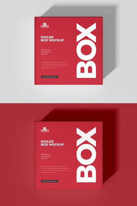 Free Square Mailing Box Mockup - Free Mockup Zone Minimalist Box Packaging, Red Box Packaging Design, Free Wood Texture, Mailer Box Design, Coffee Creative, Red Packaging, Barber Logo, Free Packaging Mockup, Cleaning Business Cards