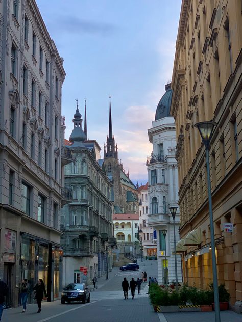 Sunset over Brno #Brno #city #sunset #europe #centraleurope #czech #czechrepublic Brno Czech Republic, City Sunset, Prague Travel, Sunset City, Prague Czech Republic, Prague Czech, Europe Summer, Brno, City Aesthetic