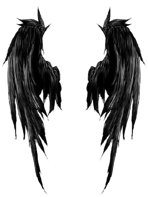 back ⠀⠀ ✕ ⠀⠀contact Guy Denning, Villain Oc, Shadow Wings, Devil Wings, Demon Wings, Wings Drawing, Remove Bg, Angel Wings Tattoo, Line Art Tattoos