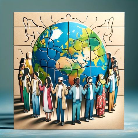 Our world is a mosaic of cultures and perspectives. 🌍 Today, let's appreciate our diversity and learn from each other. Have a story or thought on cultural unity? Share it with us! #WorldlyWednesday #Diversity Unity In Diversity Collage Ideas, Unity Poster Ideas, Tolerance Art Ideas, Unity In Diversity Poster Drawing, Cultural Diversity Poster, Tolerance Art, Cultural Diversity Art, Unity In Art, Vest Embroidery