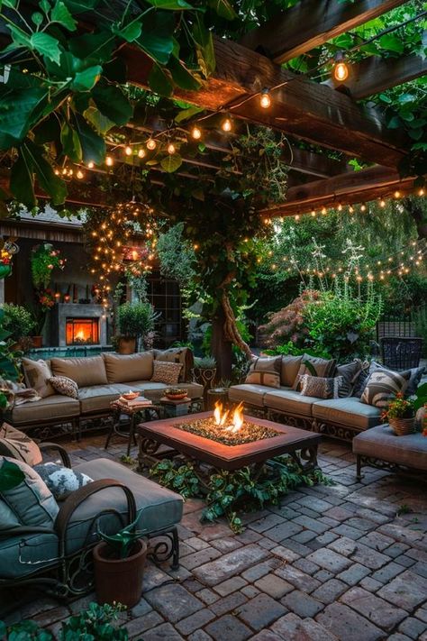 Enjoy a serene and beautiful garden space with these backyard design ideas without a pool. 🌸✨ Aesthetic Garden Backyard, Back Alley Garden, How To Make A Large Backyard Cozy, Little Backyard Ideas, Garden House Aesthetic, Backyard Garden Aesthetic, Gazebo Ideas Backyard, Serene Backyard, Backyard Aesthetic