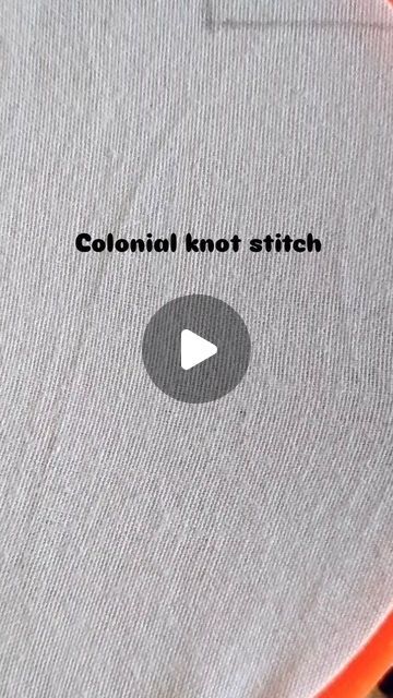 Glory Art's on Instagram: "Colonial knot stitch 
.
#reelsinstagram #trendingreels #reels #reelitfeelit #insta #instagood #instagram #viralreels #art #artandcraft #embroidery #embroiderydesign #embroideryart #embroiderybeginner #embroideryartist #embroidered #embroiderypattern #embroiderywork #embroiderytutorial #basicembroidery #basicstitches #handembroidery #handembroiderywork #stitches #knot" Western Embroidery Designs Pattern, Bullion Knot Embroidery Designs Motif, Colonial Knot Embroidery, Embroidery Knots, Colonial Knot, Knot Stitch, Western Embroidery, Traditional Embroidery, Diy Embroidery Patterns