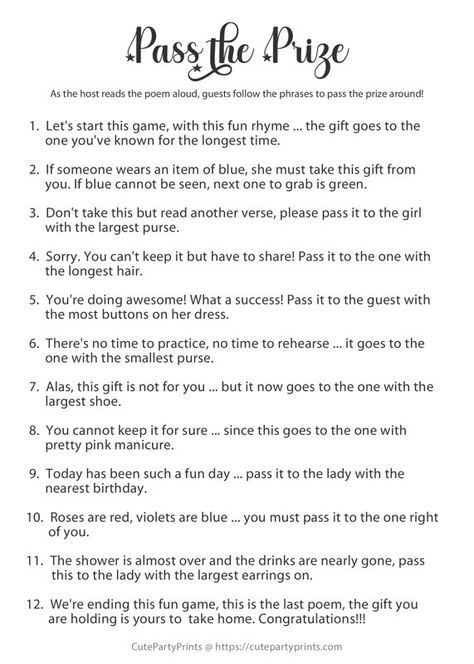 Pass the Prize | Minimalist Bridal Shower Game Bridal Shower Pass The Prize Game, Baby Shower Games Pass The Prize, Pass The Prize Birthday Game, Bridal Shower Pass The Gift Game, Games To Play At Bridal Showers, Christian Bridal Shower Games, Pass The Prize Bridal Shower Game, Pass The Prize Baby Shower Game, Pass The Parcel Ideas