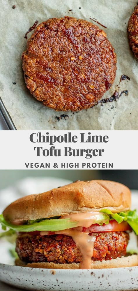 Crop Top Outfit Ideas, Tofu Burger, Top Outfit Ideas, Crop Top Outfit, Vegan Main Dishes, Cozy Dinner, Vegan Burgers, Vegan Sandwich, Veggie Burgers