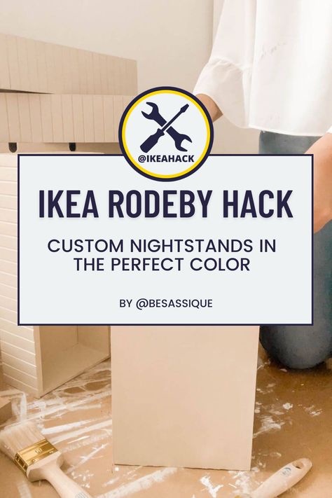 Ikea Rödeby Hack, Ikea Rödeby, Lack Hack, Ikea Moppe, Ikea Diy, Ikea Hacks, Paint Cans, Ikea Hack, To Play