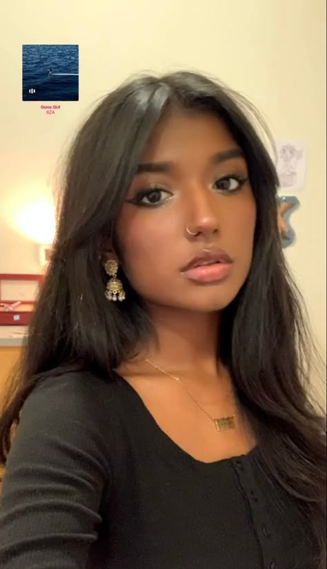 Indian Makeup Looks, Brown Girls Makeup, Soft Makeup Looks, Brown Skin Makeup, Indian Makeup, Cute Makeup Looks, Indian Aesthetic, Brown Girl, Pretty Ppl