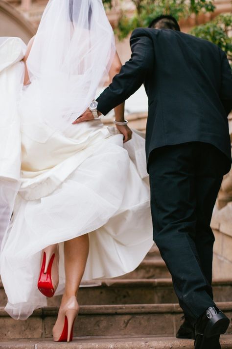 Peek at the Red Sole! Oh my yes! I love this picture! By that time I'm sure I will have a lot more bloody bottoms! And a new pair for our wedding:) High Heels Classy, Christian Louboutin Outlet, Heels Classy, Future Mrs, Cool Ideas, Red Sole, Trendy Wedding, Red Shoes, Louboutin Shoes