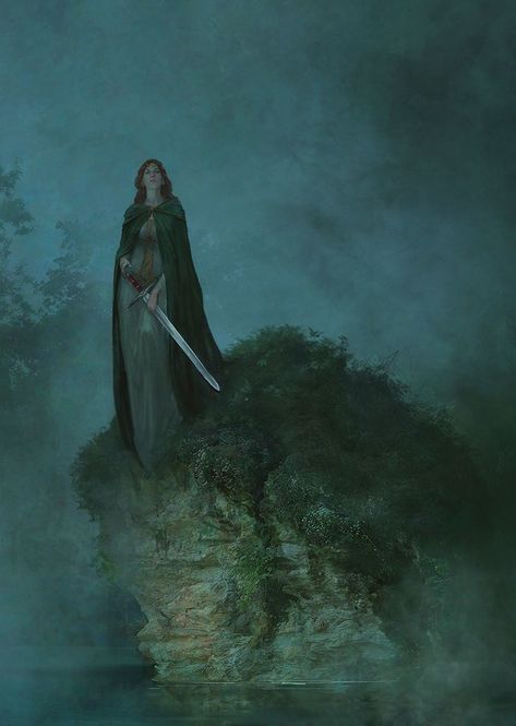 Irish Fantasy Art, Arthurian Art, Celtic Fantasy Art, Marc Simonetti, Mists Of Avalon, Ace Of Swords, Art Watch, 다크 판타지, Arte Inspo