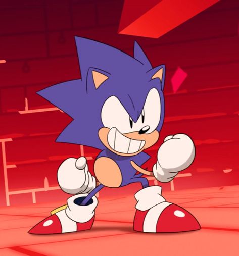 Sonic The Hedgehog Classic, Sonic Mania Art, Classic Sonic Icon, Sonic Pics, Sonic Mania, Classic Sonic, Megaman X, Sonic Funny, Sonic Franchise