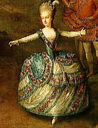 Jean Antoine Watteau, Queen Marie Antoinette, Era Victoria, Hoop Dress, Queen Of France, French Royalty, Rococo Fashion, Maria Theresa, The French Revolution