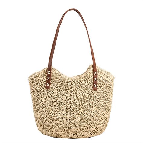 15.73US $ 41% OFF|Handle Bag Women Retro Handbag Straw plaited Shoulder Totes Underarm Vintage Top Handle Bag Female Subaxillary Bags Clutch| | - AliExpress Straw Beach Tote, Silver Jewelry Accessories, Retro Handbags, Raffia Bag, Vacation Style, Shoulder Messenger Bag, Types Of Bag, Beach Tote Bags, Woven Bag