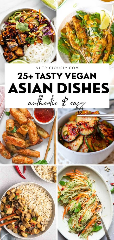 Plant Based Chinese Food, Asian Inspired Vegan Meals, Asian Inspired Meals Dinners, Asian Vegan Dinner, Healthy Asian Vegetarian Recipes, Asian Veg Recipes, Asian Dinner Recipes Vegetarian, Wfpb Asian Recipes, Easy Vegan Chinese Recipes