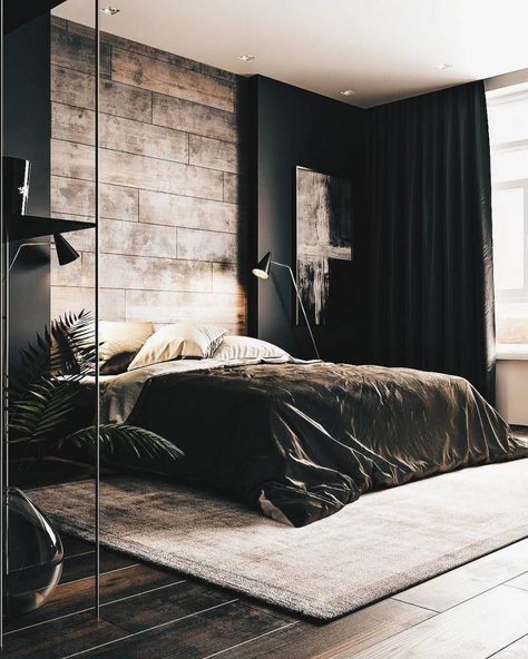 The best modern bedroom designs that trend this year 44 Mid Century Bedroom Furniture, Industrial Bedroom Furniture, Design Ložnic, Mid Century Bedroom, Modern Bedroom Furniture, Trendy Bedroom, Stylish Bedroom, Rustic Bedroom, Bedroom Furniture Sets