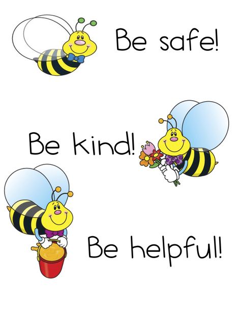 Three simple family rules -   1. Be safe  2. Be kind  3. Be helpful   Now that can get you through most of life! Helper Chart, Bee Safe, Bee Themed Classroom, Bee Classroom, Conscious Discipline, School Theme, Busy Bees, Class Management, Classroom Rules