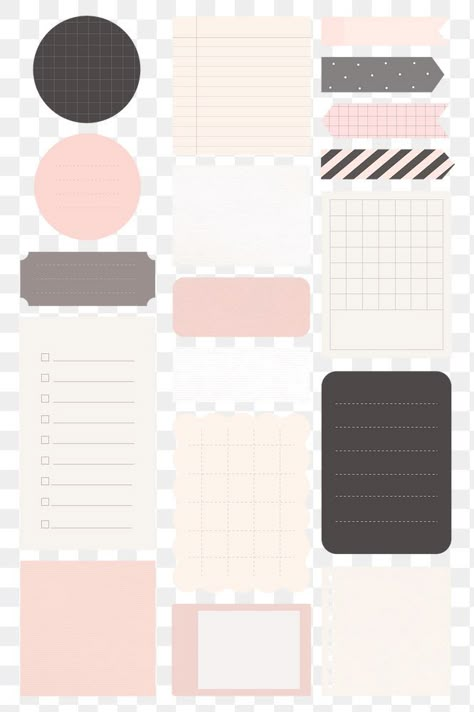 Cute Sticky Notes Png, Goodnotes Stickers Free Png, Sticky Note Png, Note Png, خريطة ذهنية, Sticker Note, Penanda Buku, Note Doodles, Paper Png