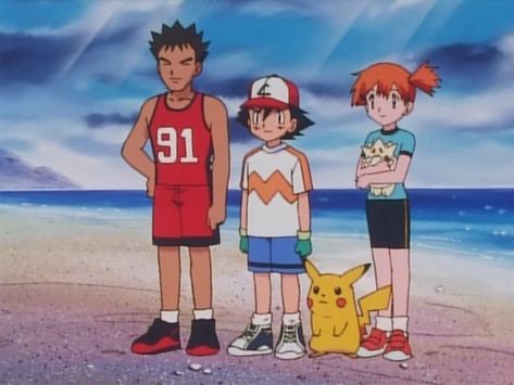 Ash Ketchum Indigo League, Ash And Brock, Pokemon Season 1, Ash Misty Brock, Ash Misty And Brock, Misty And Brock, Pokemon Indigo League, Pokemon Animation, Indigo League