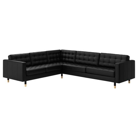 Black sofa living room