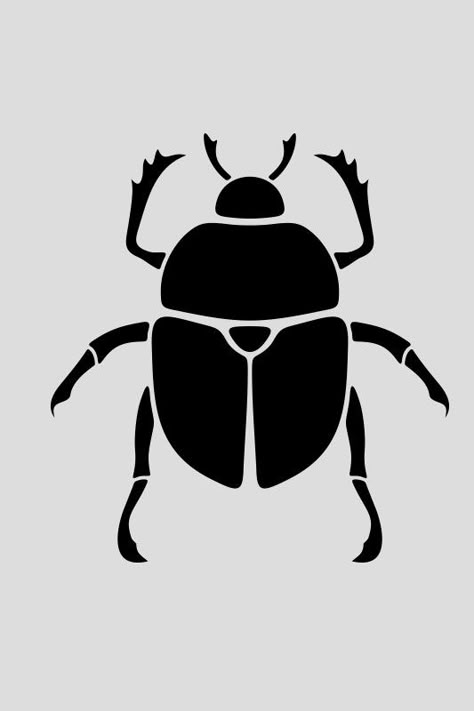 Beetle Dice Drawing Scarab Tattoo, Beetle Drawing, Egyptian Beetle, Beetle Illustration, Beetle Tattoo, Beetle Art, Silhouette Logo, Egypt Tattoo, Egyptian Tattoo