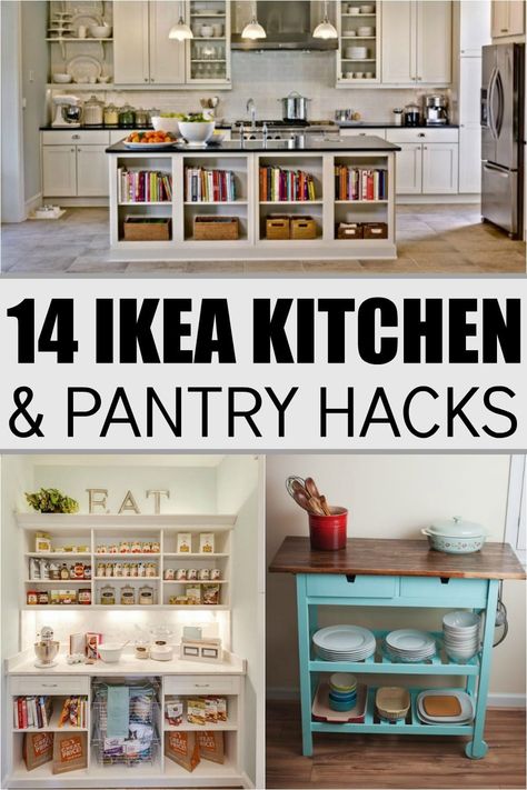 I love IKEA! They always have something/everything to inspire me. Great kitchen/pantry ideas here from Ikea!! Ikea Kitchen Pantry, Pantry Hacks, Ikea Kitchen Storage, Ikea Pantry, Ikea Hack Kitchen, Hacks Ikea, Kitchen Ikea, Diy Bathroom Furniture, Ikea Furniture Hacks