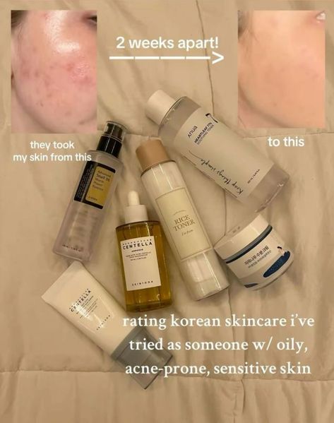 Acne Scar Skin Care, Snail Mucin Essence, Sensitive Skin Care Routine, Sensitive Acne Prone Skin, Korean Skin Care Secrets, Beauty Treatments Skin Care, Acne Prone Skin Care, Skincare For Oily Skin, Oily Skin Care Routine