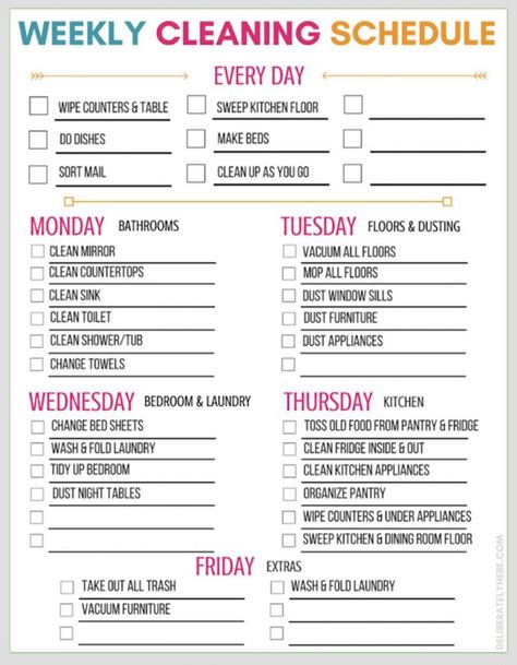 Cleaning Schedule Printable, Cleaning Painted Walls, Money Saving Mom, Schedule Printable, Weekly Cleaning Schedule, How To Clean Mirrors, Deep Cleaning Tips, Ranch Dip, Weekly Cleaning