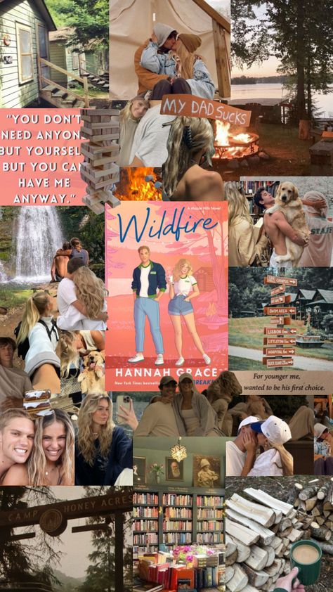 Wildfire - Hannah Grace #wildfirehannahgrace #hannahgrace Romcom Books, Hannah Grace, Romance Series Books, Book Reading Journal, Fire Book, Book Annotation, Recommended Books To Read, Book People, Romantic Books