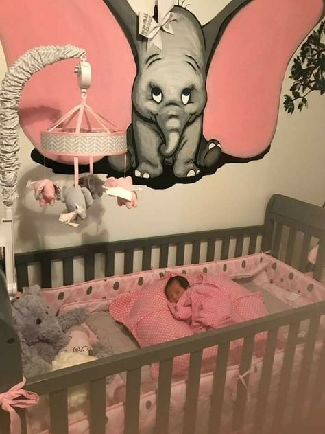 Baby girl elephant nursery Baby Room Themes, Girl Nursery Room, Baby Room Design, Nursery Baby Room, Elephant Nursery, Baby Bedroom, Everything Baby