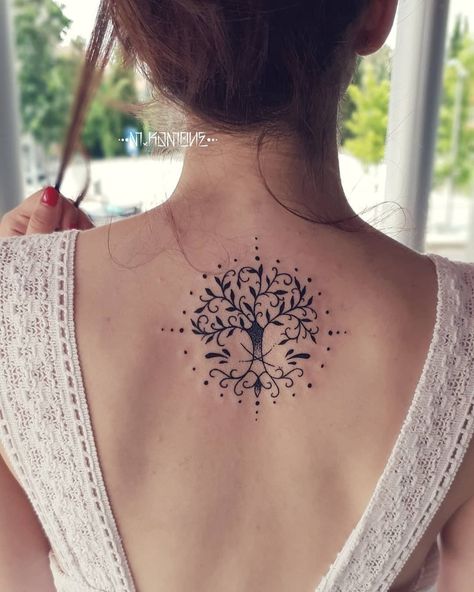 180+ Beautiful Tree Of Life Tattoos Designs with Meanings (2023) - TattoosBoyGirl Tato Nama, Tato Mandala, Prince Tattoos, Tato Minimal, Tree Tattoo Designs, Cat Tattoos, Tiny Tattoo, Tree Of Life Tattoo, Diy Tattoo