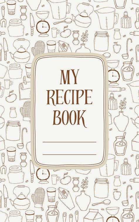 Recipe Book Cover Design Aesthetic, Cookery Book Cover Design, Cooking Journal Cover, Cook Book Journal Ideas, Recipe Book Front Cover Design, Diy Recipe Book Ideas Templates, Cook Book Cover Design Ideas, Journal Recipe Ideas, Sketch Book Design Cover